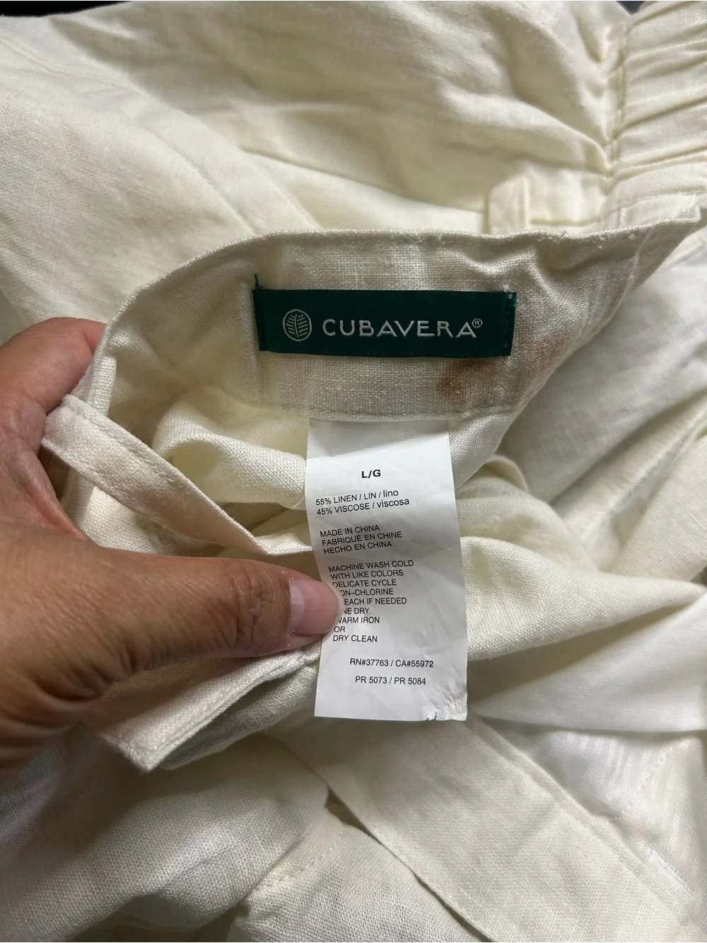 Cubavera breathable linen